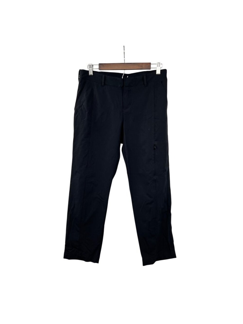 Kirkland Womens Active Cropped Pants Cargo Black Size 8